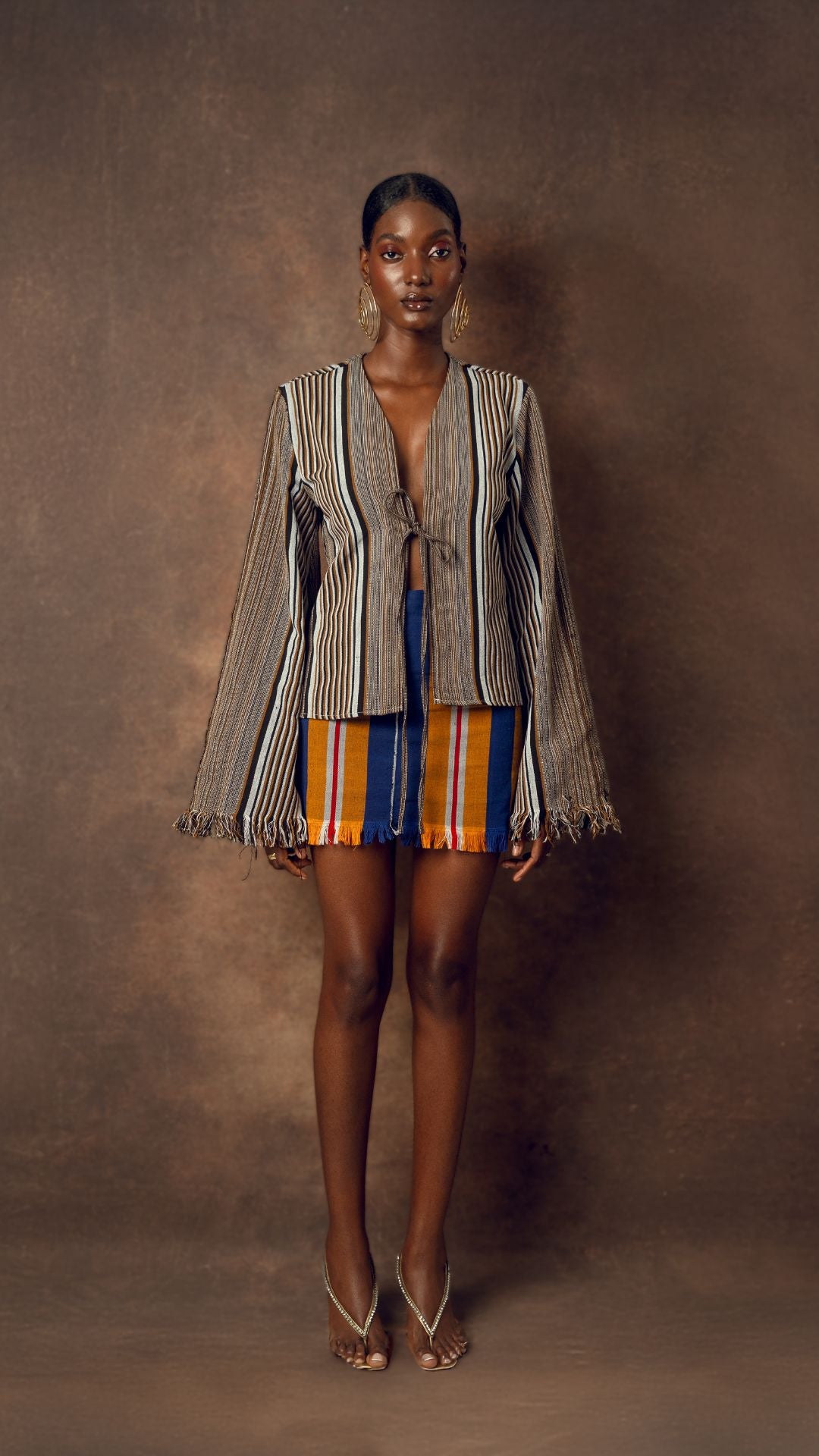 Yepa Kan Fringe Mini Skirt