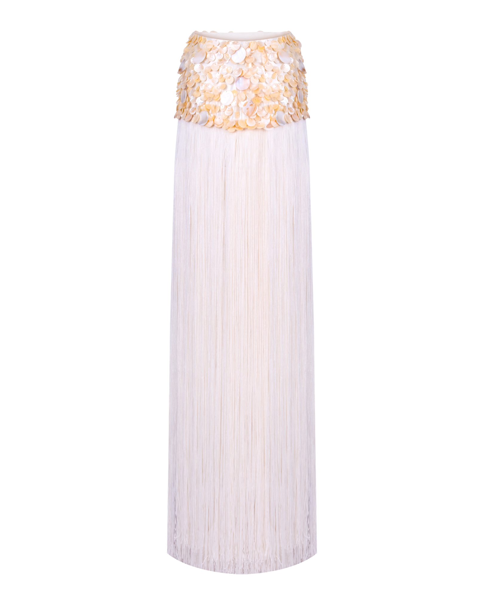 Rike Shell Beaded Skirt