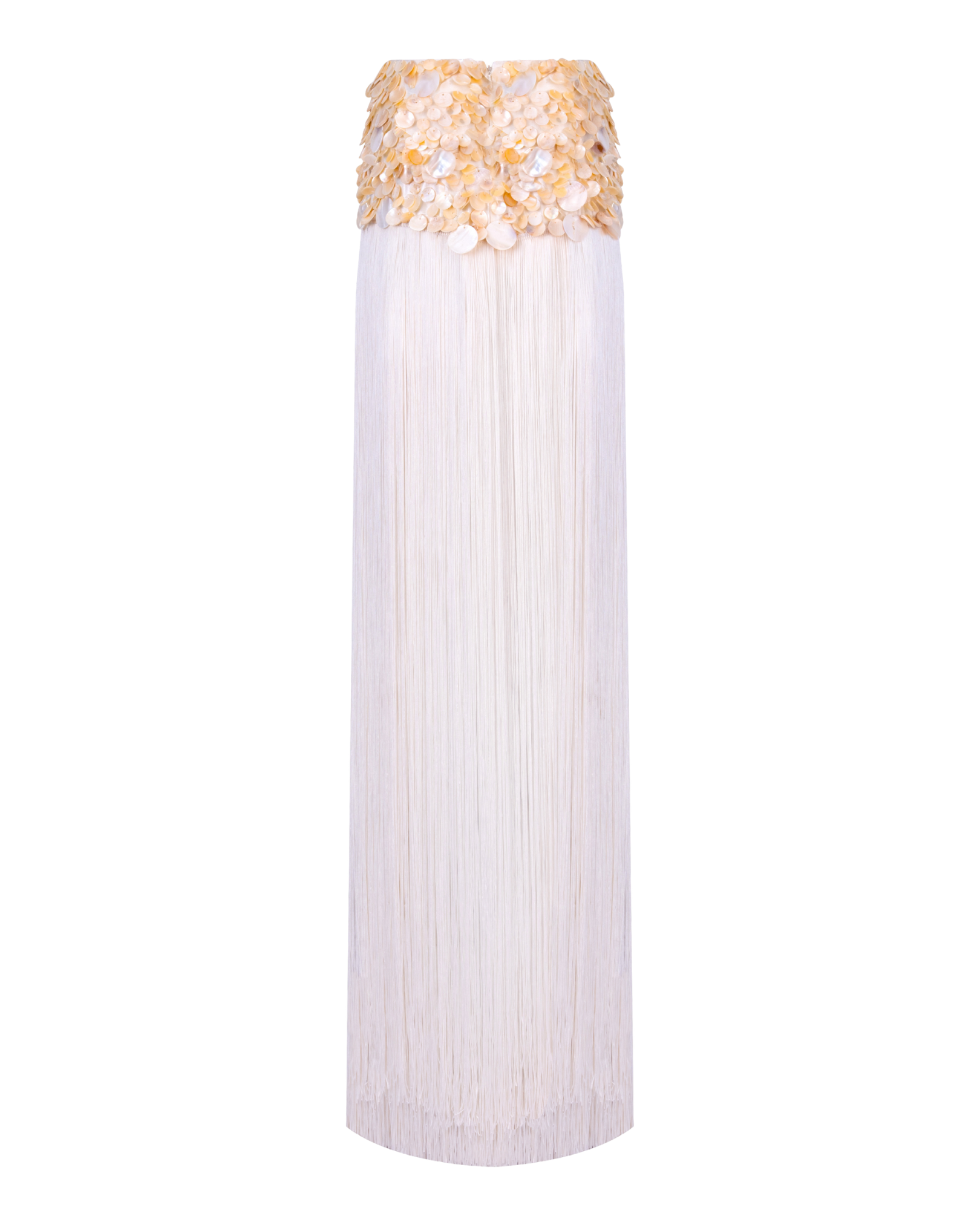 Rike Shell Beaded Skirt