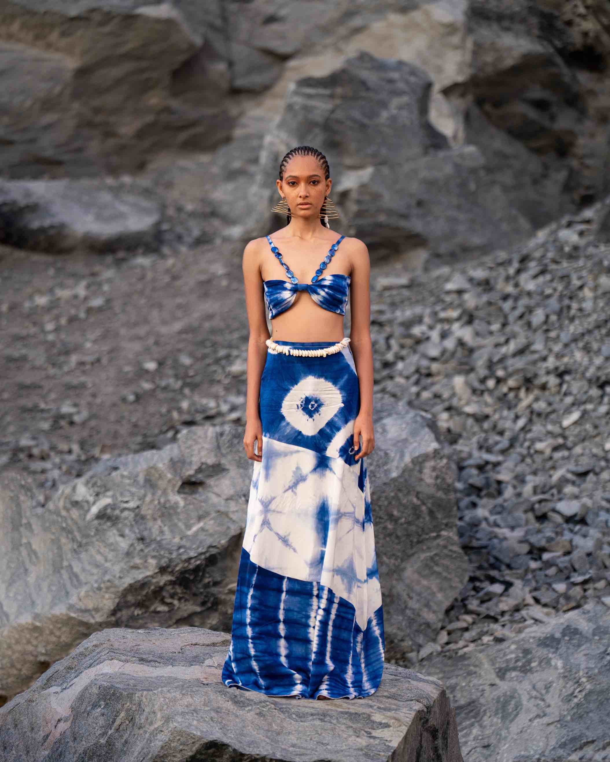 Wata Hand-Dyed Maxi Skirt