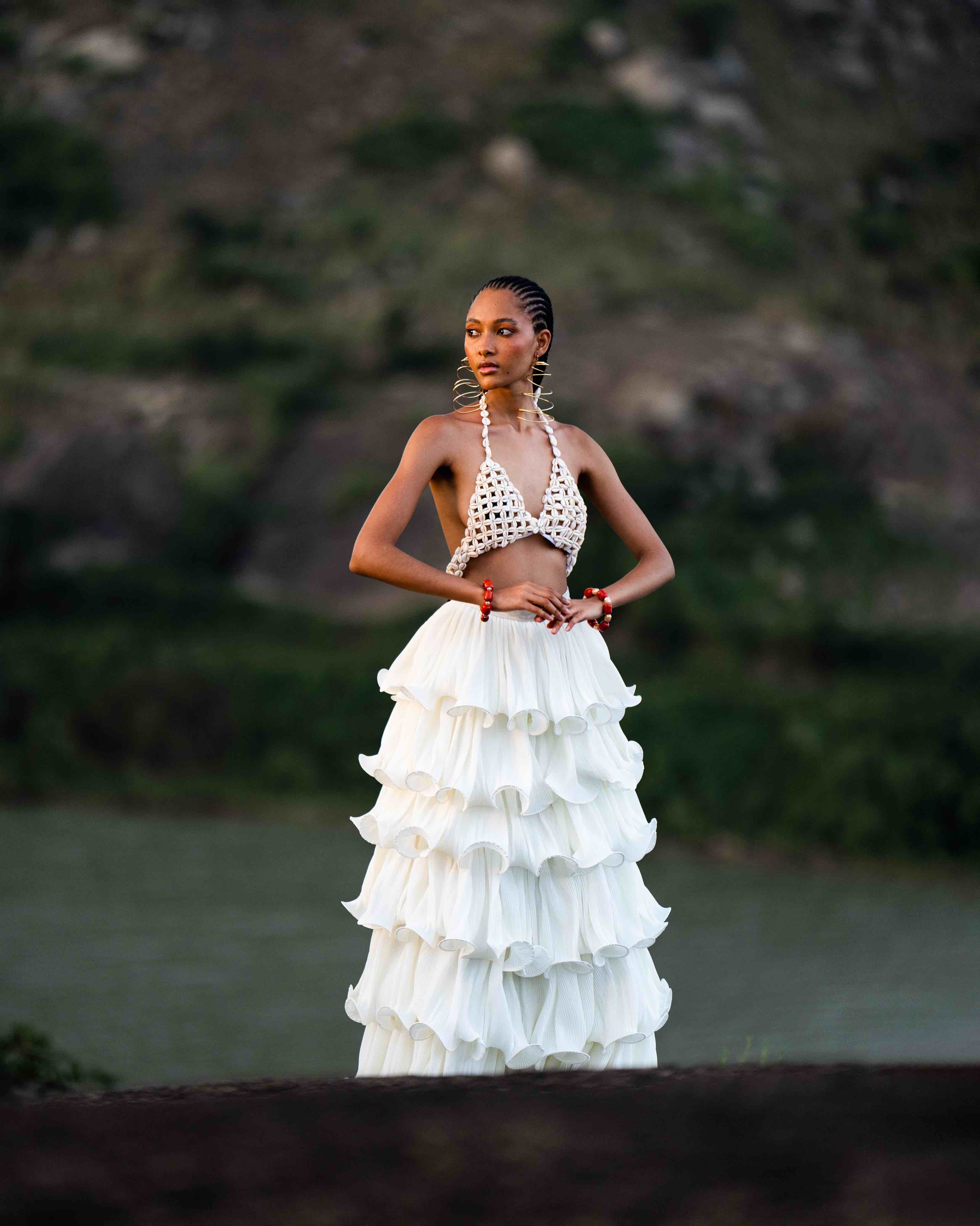 Gbemi Ruffle Maxi Skirt