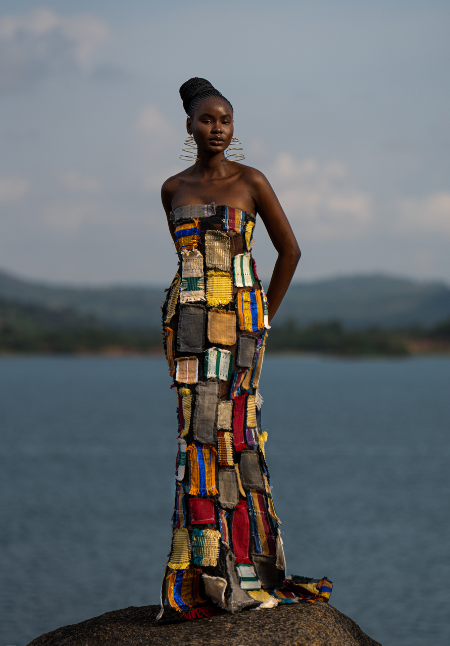 Ajoyo Patchwork Maxi Dress