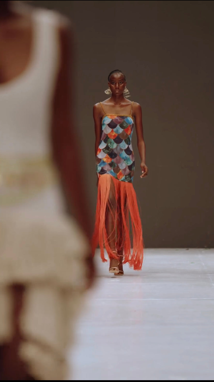 Eri Fringe Maxi Dress