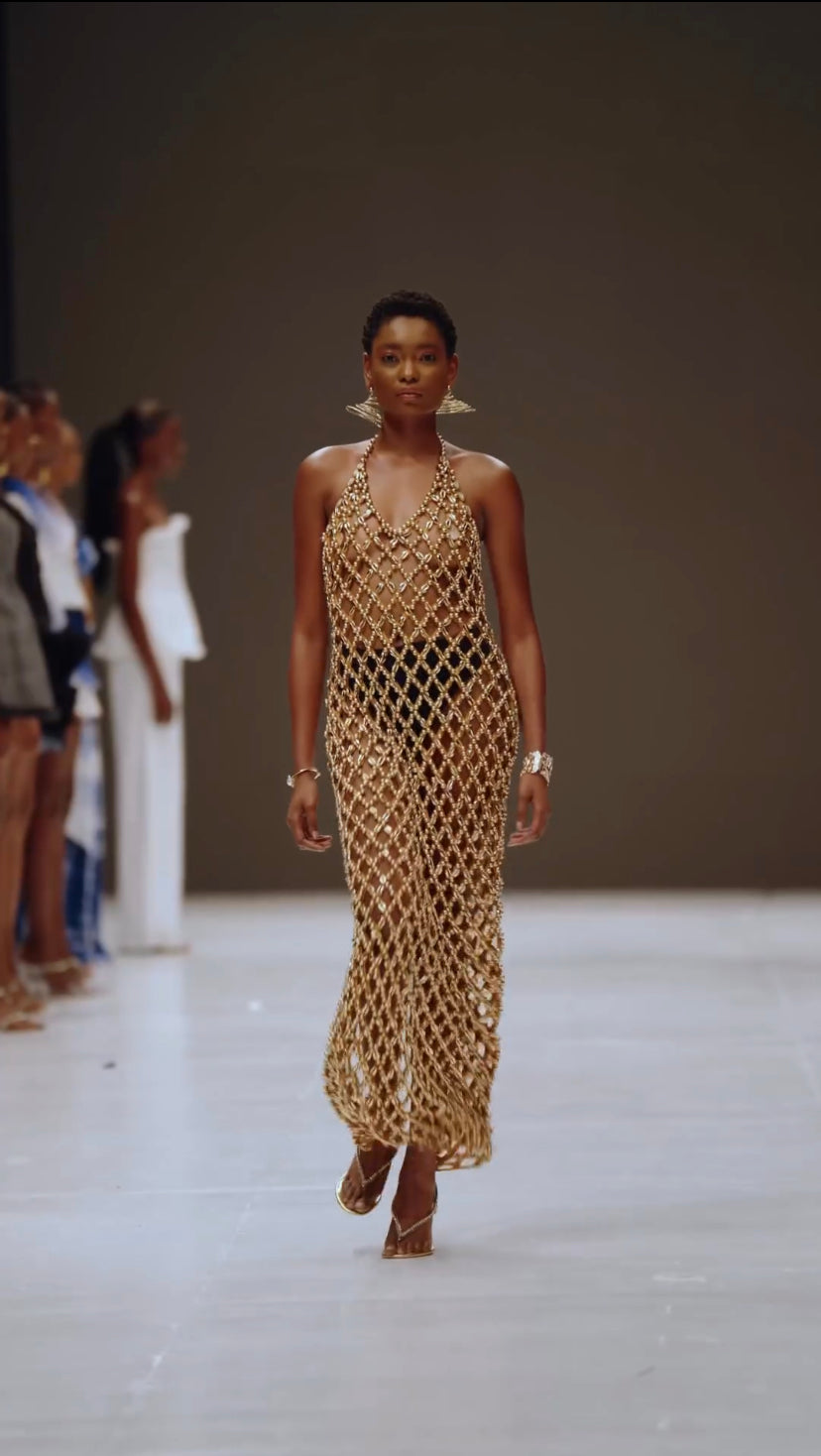 ARA BEADED MAXI DRESS