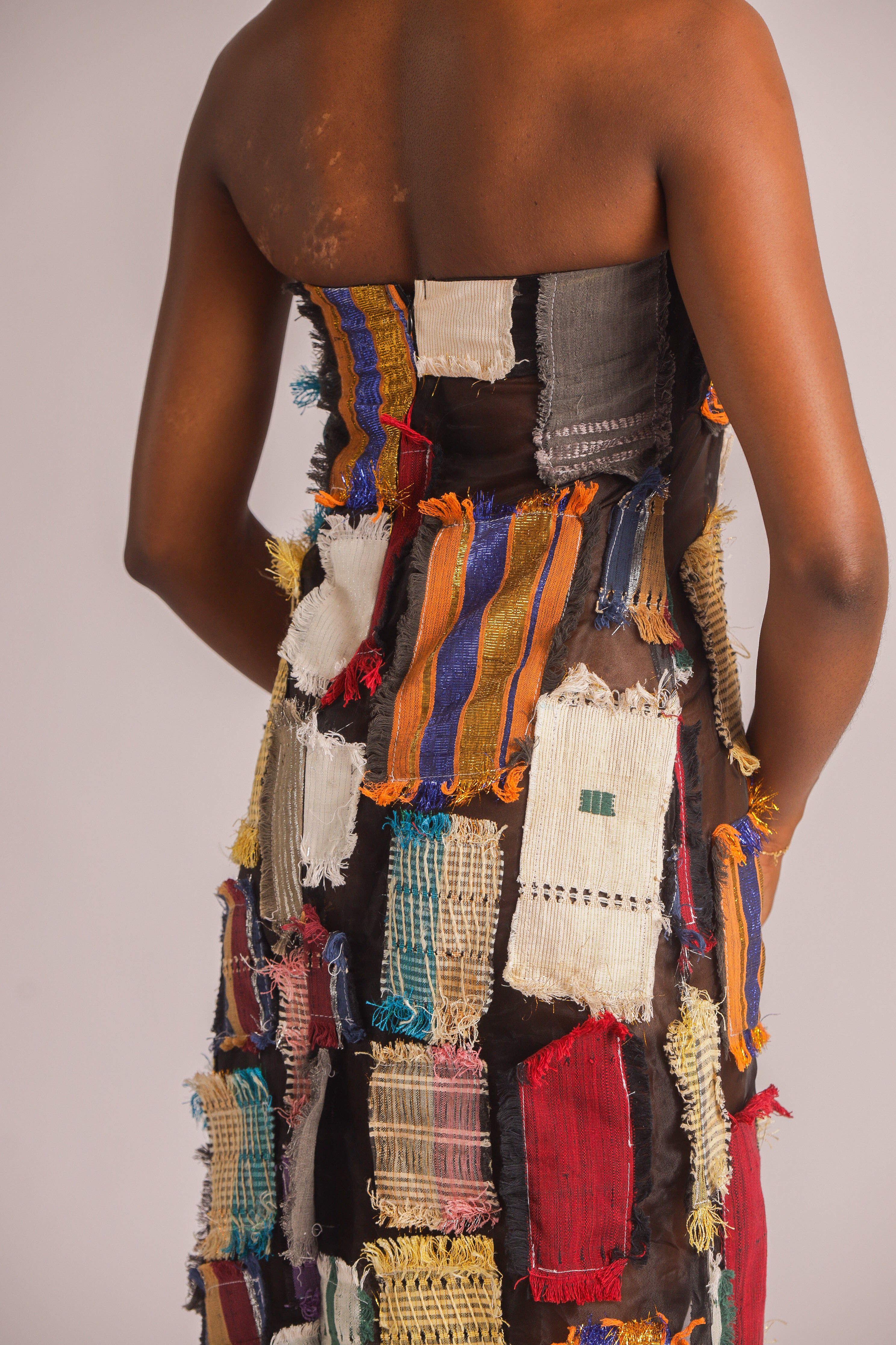Ajoyo Patchwork Maxi Dress