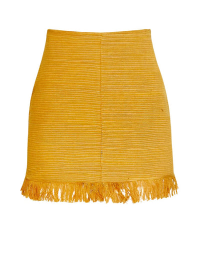Yepa Fringe Mini Skirt