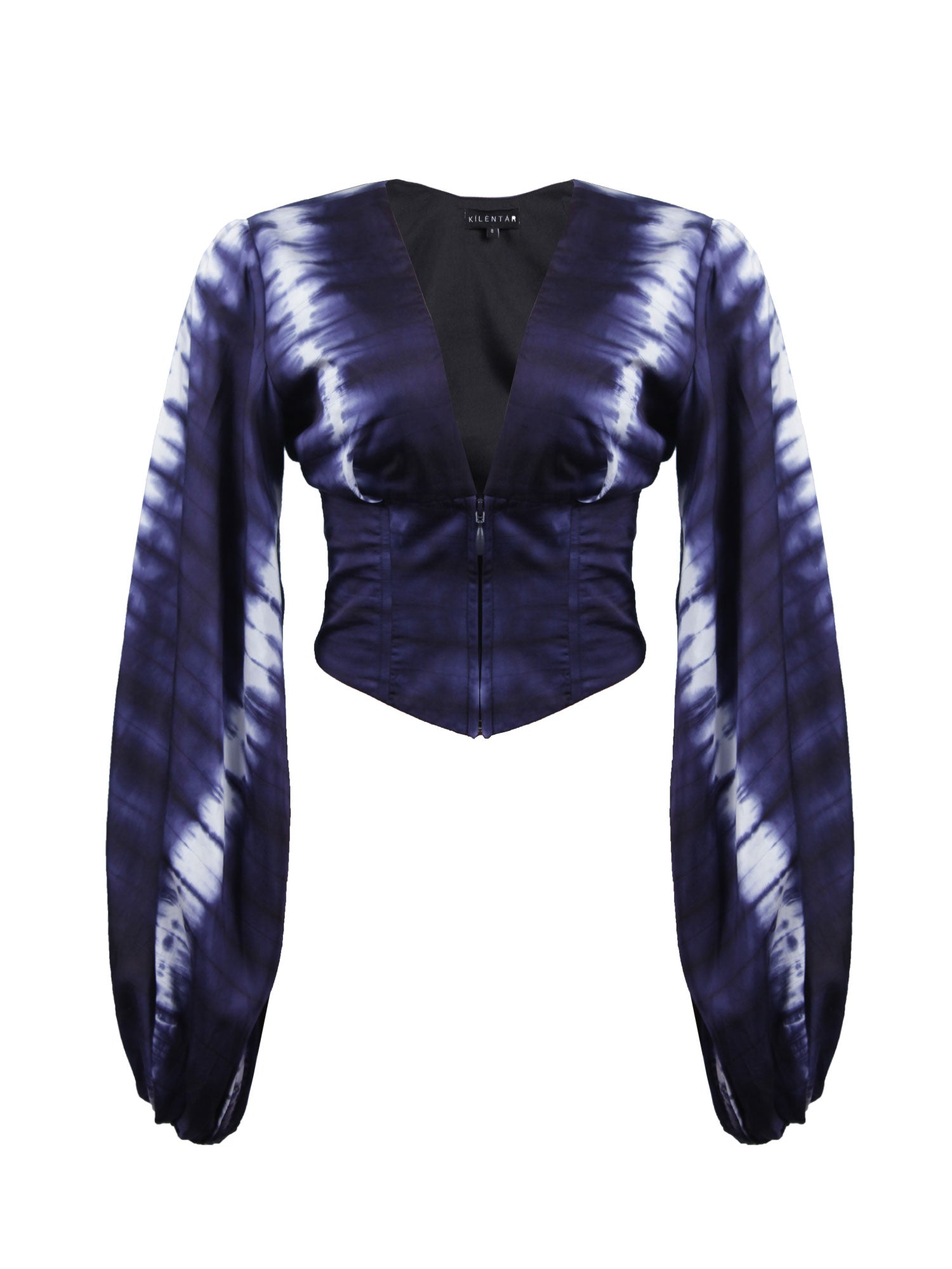 Joyo Indigo Adire Corset Top
