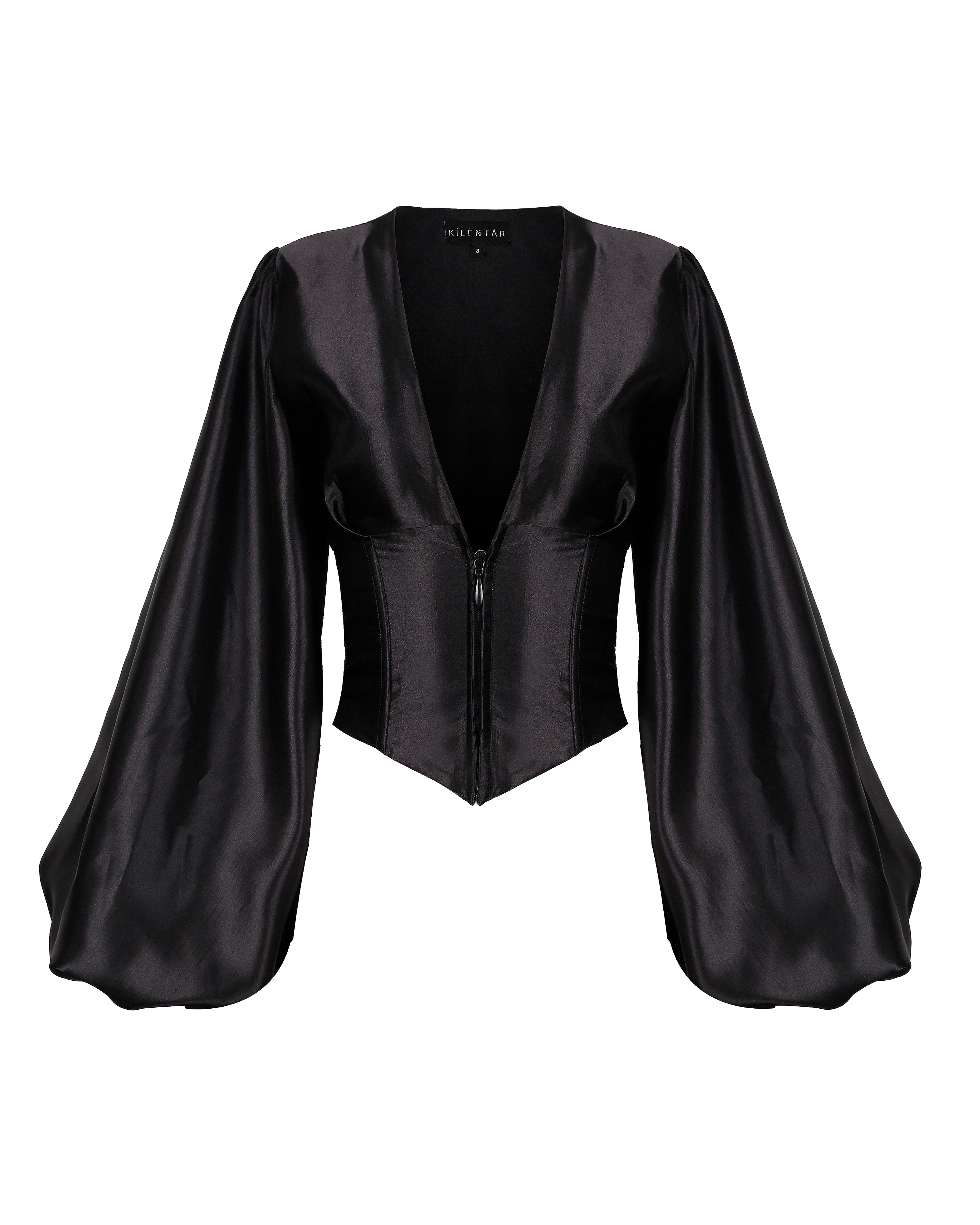 Joyo Corset Zip-Up Top
