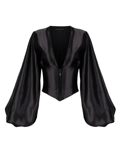Joyo Corset Zip-Up Top
