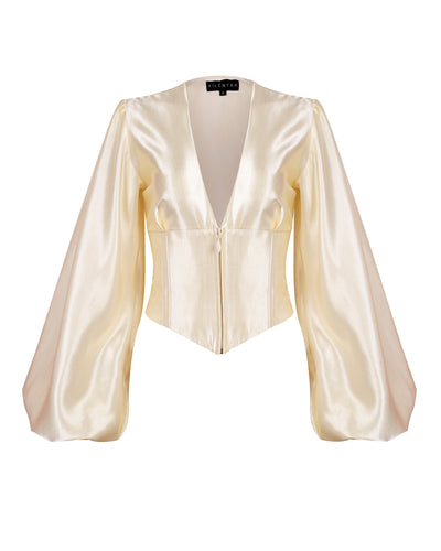 Joyo Cream Corset Top