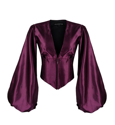 Joyo Purple Corset Top