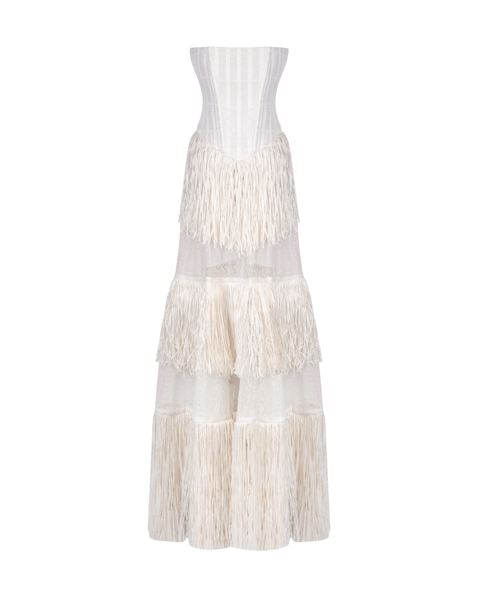 Ano Layered Raffia Dress