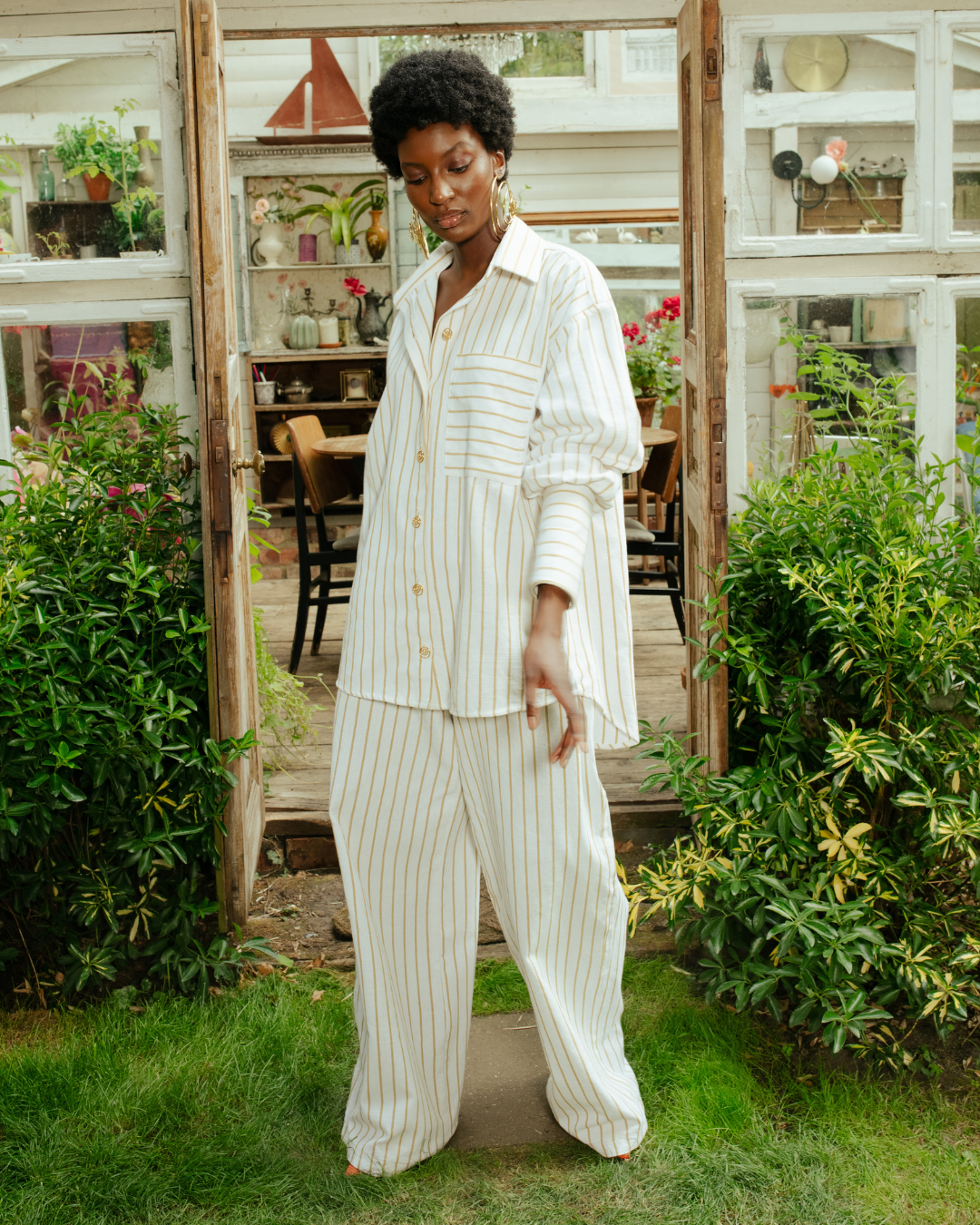 Minata Striped Pants