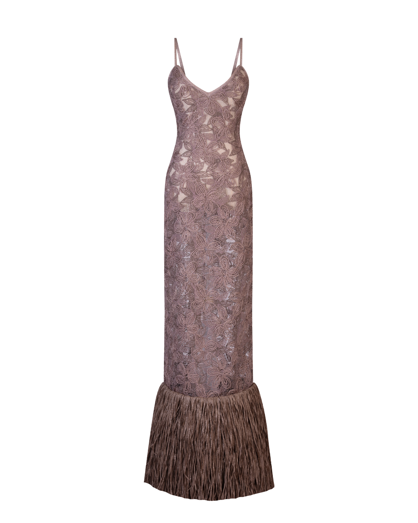 Ruwe Raffia Lace Dress
