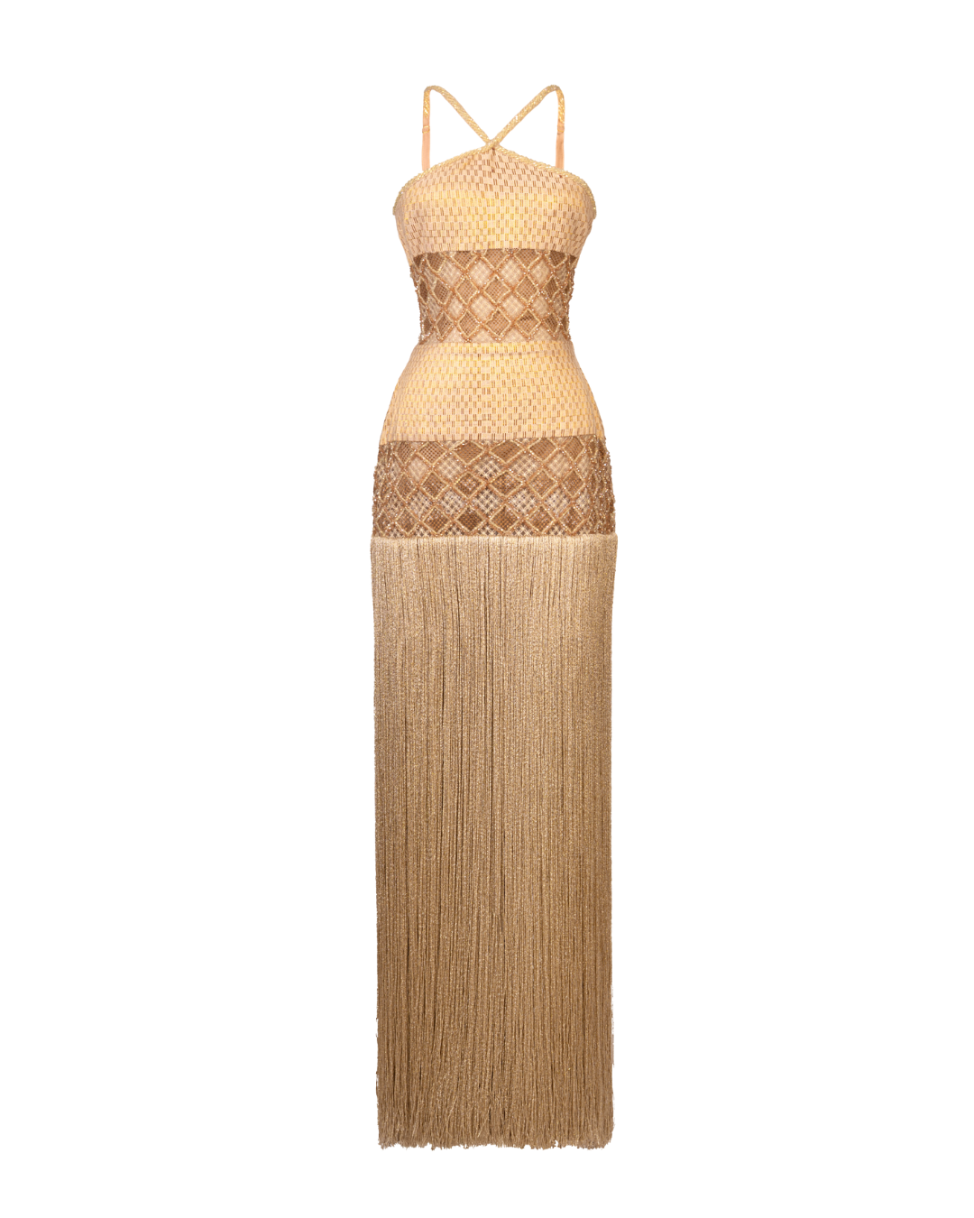 Ibemi Fringe Maxi Dress