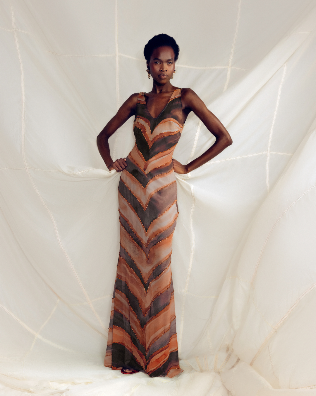 Eti Beaded Maxi Dress
