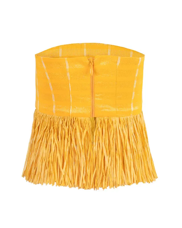 Ano Woven Cropped Sleeveless Top