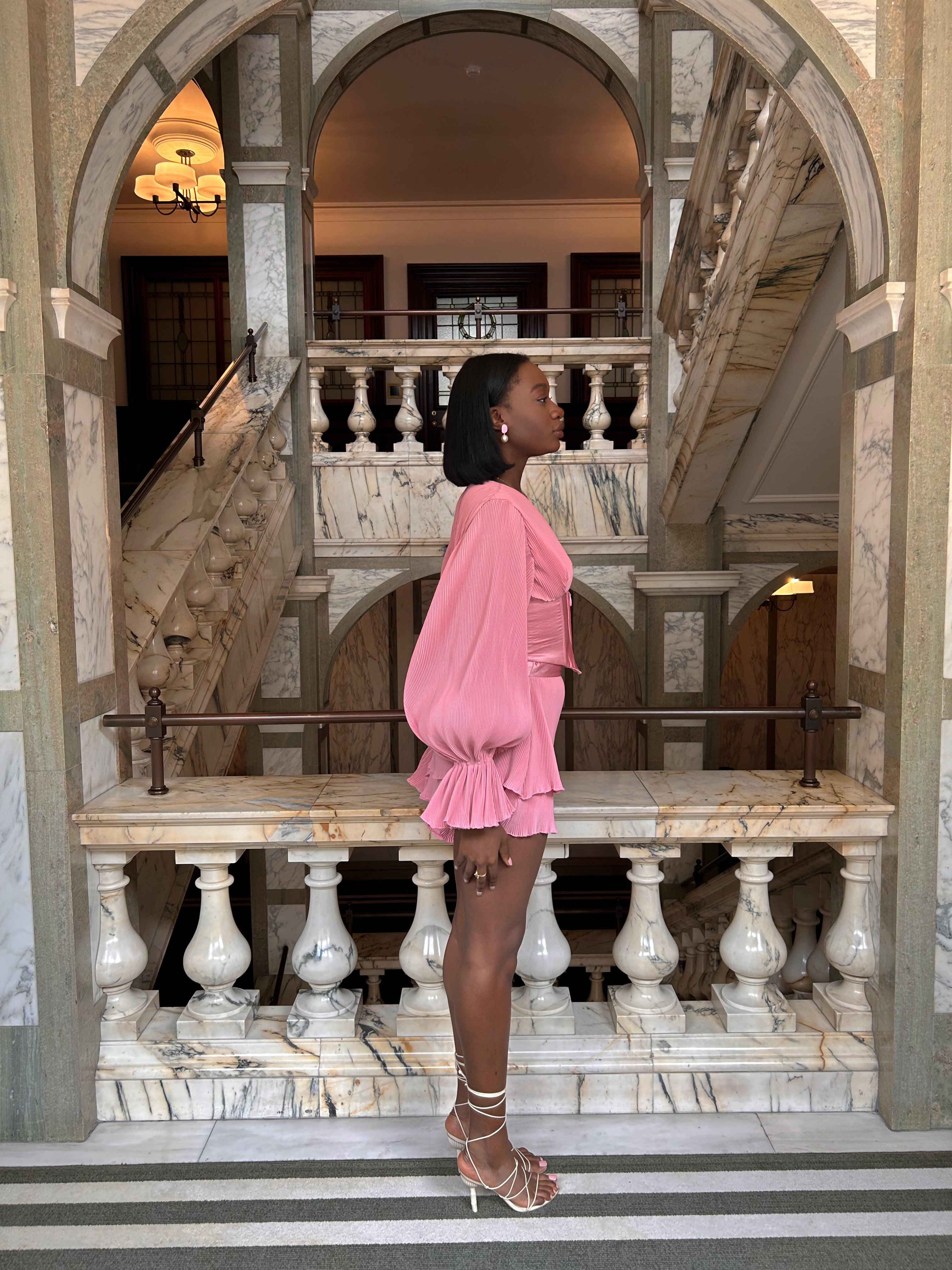 Kilentar Joyo Meje Pink Chiffon Corset Top – KÍLẸ̀ŃTÀR