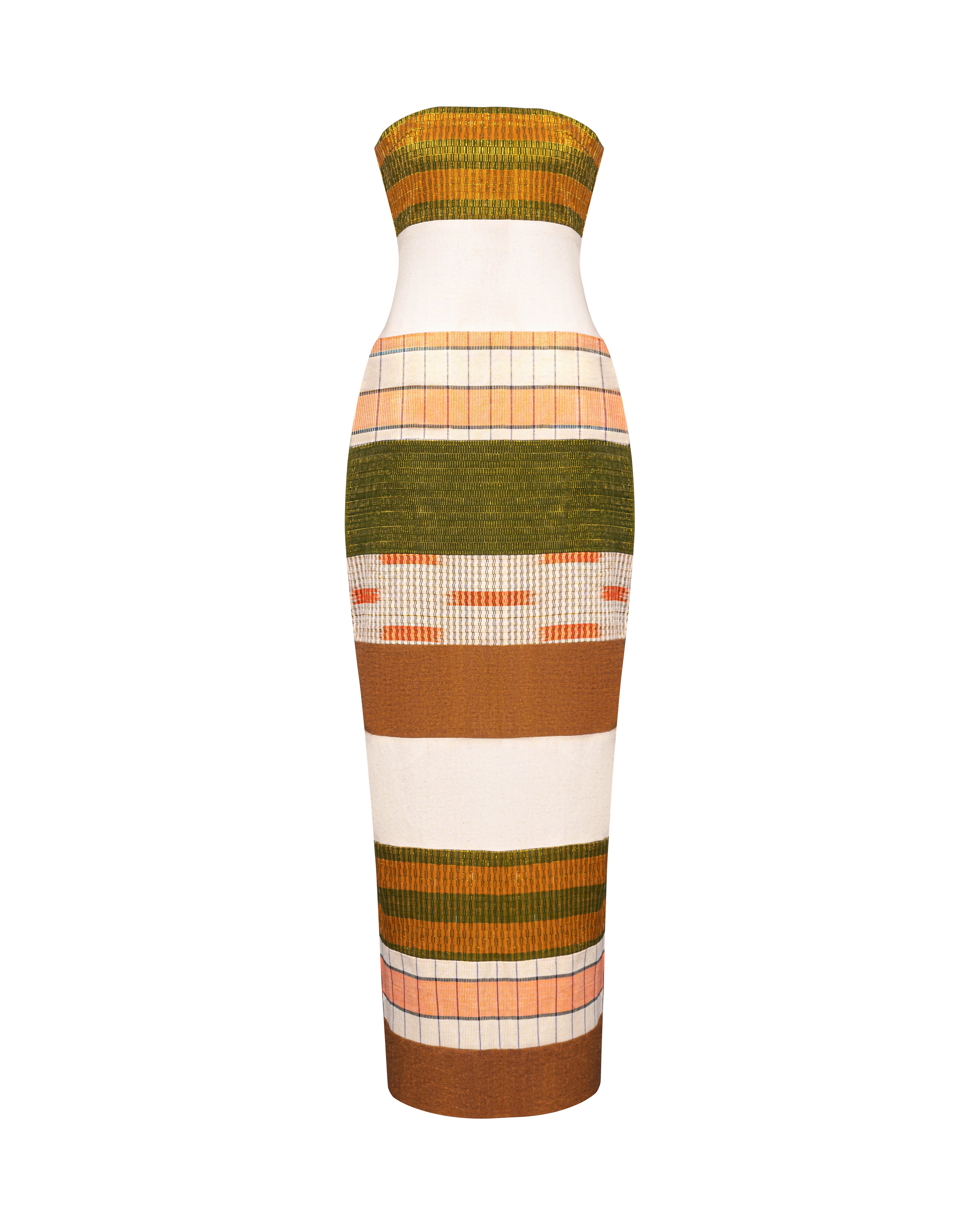 Awo Striped Maxi Dress