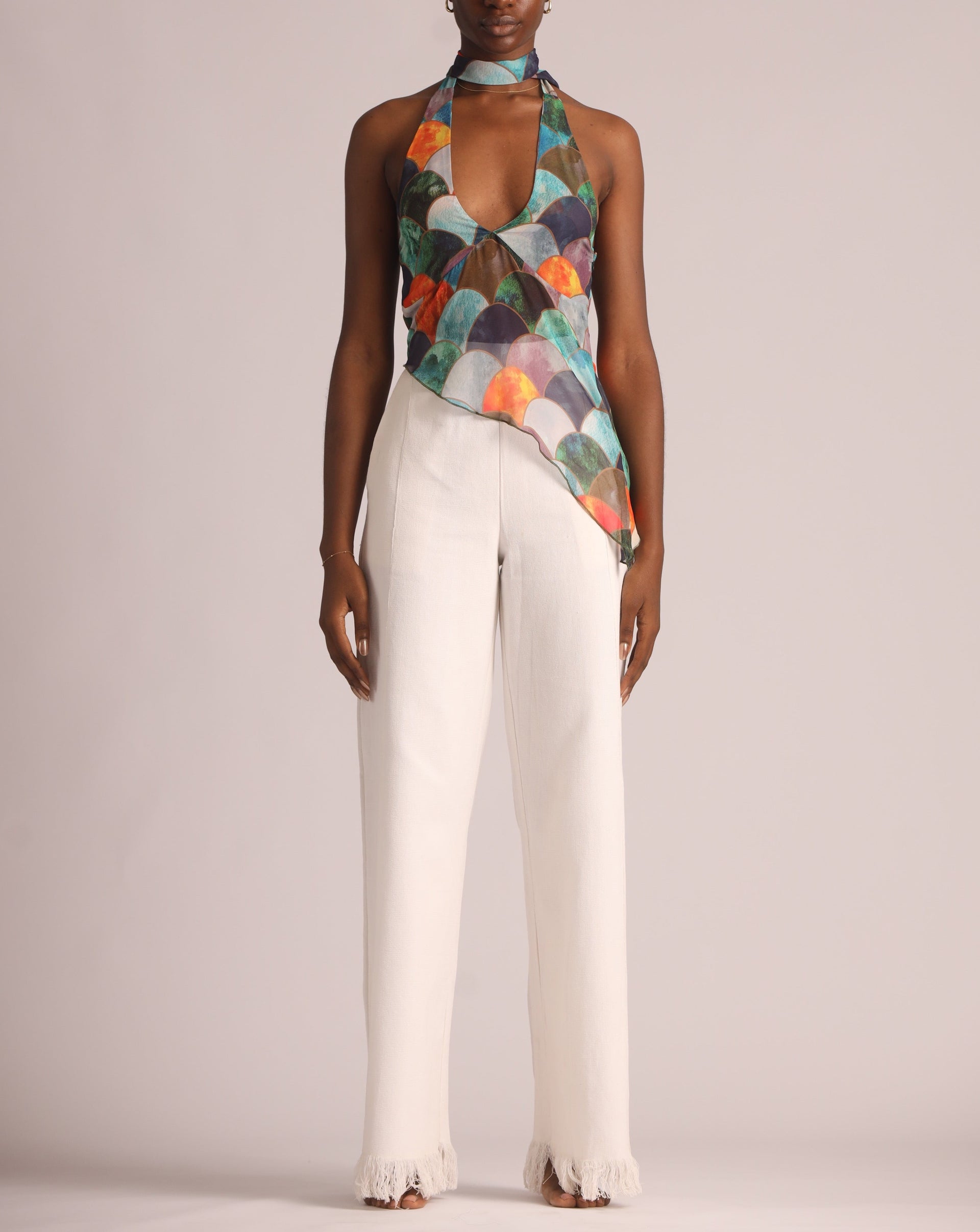 Kilentar Mami Rainbow Chiffon Halter Top – KÍLẸ̀ŃTÀR