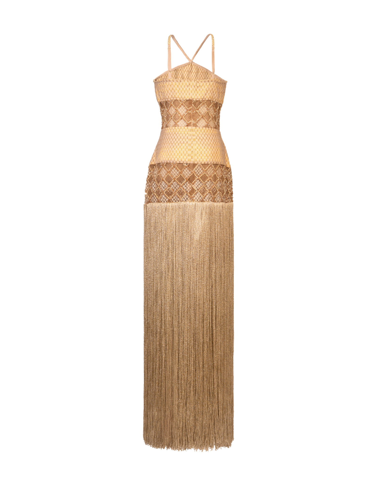 Ibemi Fringe Maxi Dress