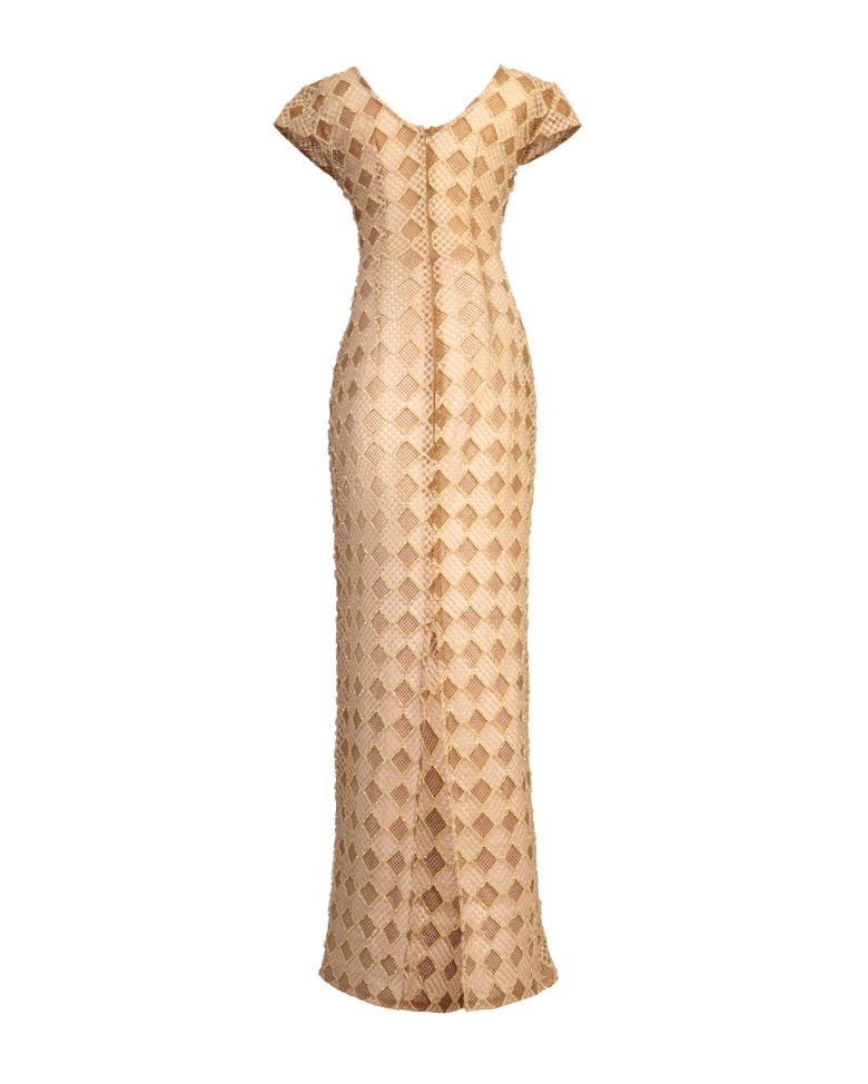 Leti Beaded Lace Dress