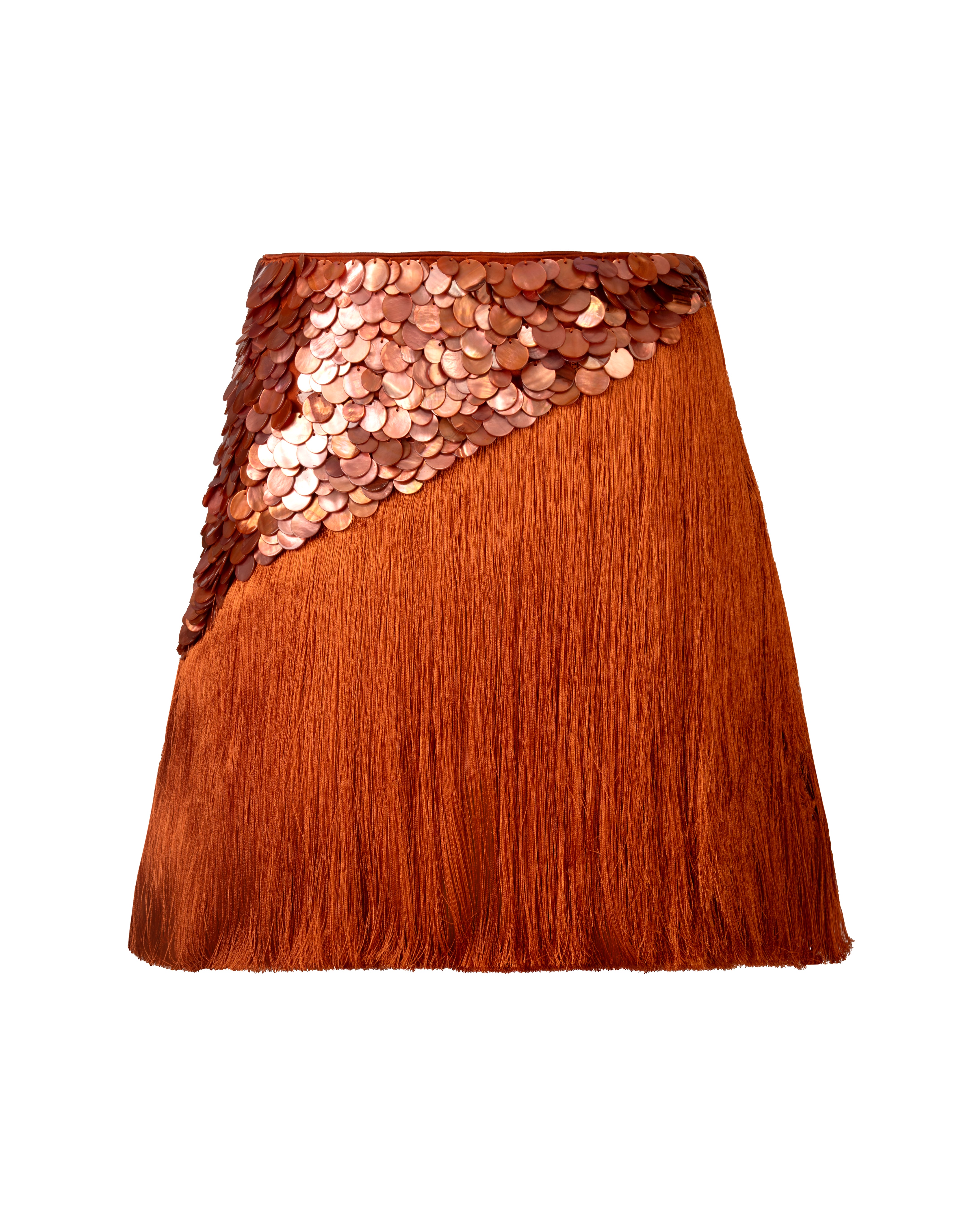 Ike Shell Fringe Skirt